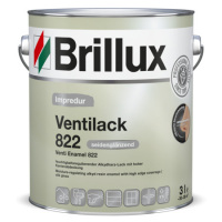 Brillux Impredur Ventilack 822 weiß, hochwertige,- feuchtigkeitsregulierende Lackierung, blockfest, für außen und innen, tönbar