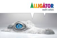 ALLIGATOR Miropan-Klassik weiß 15L, Siliconverstärkte-Fassadenfarbe, Hoch diffusionsfähig, Algen- und Pilzbefallschutz, Spannungsarm