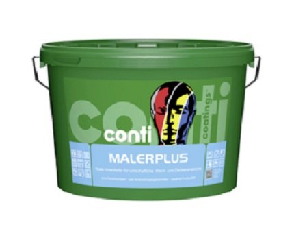 Conti® Malerplus weiß 12,5L, hochdeckende Wand,- u. Deckenfarbe, emissions-, lösemittel- und  weichmacherfrei, Deckraft 1,-tönbar-