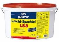 PUFAS pufamur Leicht-Spachtel LS8 wei&szlig; 15KG;Kunstharzspachtelmasse;Airless spritzf&auml;hig;Innenbereic