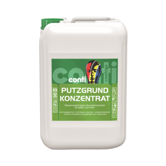 Conti® Putzgrund Konzentrat 10L, unpigmentiertes, wasserverdünnbar, Grundierung für außen u. innen