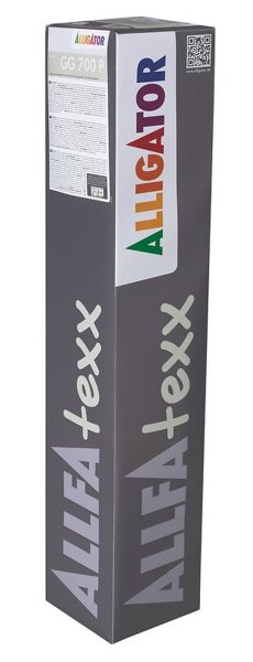 ALLIGATOR ALLFAtexx GG 730 P Glasgewebe pigmentiert, Wei&szlig; vorbeschichtet, Schadstofffrei, Verrottungsfest, riss&uuml;berbr&uuml;ckend
