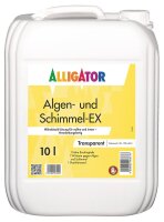 ALLIGATOR Algen- und Schimmel-EX 10L, Behandlung von algen- schimmel- und pilzbefallenen Fl&auml;chen, Hohe Eindringtiefe, Desinfizierend, f. Innen u. Au&szlig;en