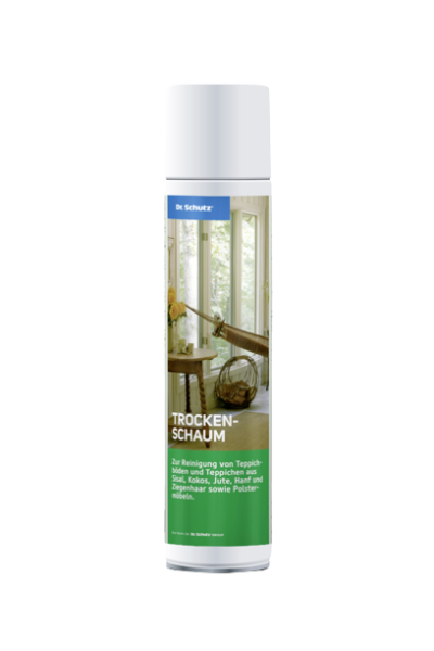 Dr. Schutz Trockenschaum 400 ml, Trockenschaum mit ausgezeichneter Reinigungswirkung, farb- und faserschonende Shampoonierung