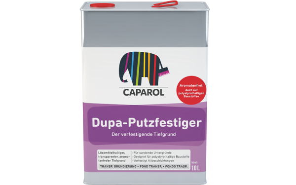 CAPAROL Dupa-Putzfestiger L&ouml;semittelhaltiger, transparenter, aromatenfreier Tiefgrund,au&szlig;en / innen