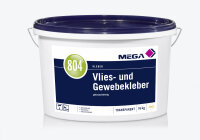 MEGA 804 Vlies- und Gewebekleber 16KG transparent, gebrauchsfertig und lösemittelfrei ELF, speziell für die Roll- und Spritzapplikation, leicht zu verarbeiten