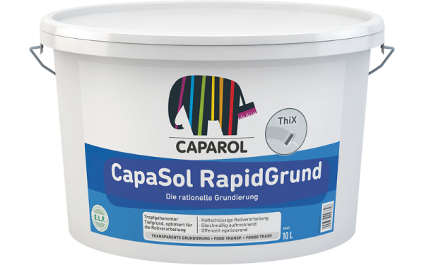 CAPAROL CapaSol RapidGrund Tropfgehemmter Tiefgrund, optimiert f&uuml;r die Rollverarbeitung, Offenzeitverl&auml;ngernd