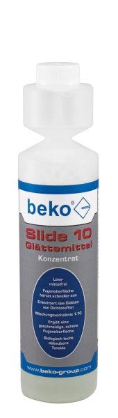 beko Slide 10 Glättemittel Konzentrat 250ml, lösemittelfrei, für eine glatte Oberfläche