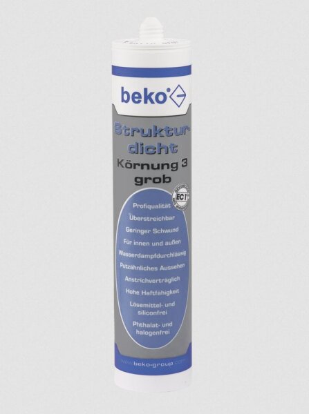 Beko Strukturdicht Körnung 3 Grob 310ml weiß (Rissstop)