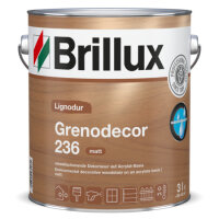 Brillux Grenodecor 236 3L Kalkweiß, matte Holzlasur...
