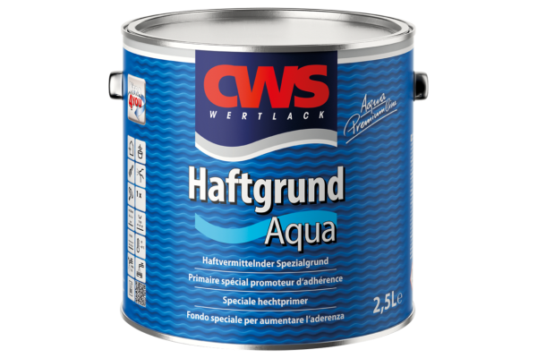 CWS WERTLACK&reg; Haftgrund Aqua | wei&szlig;| 2,5 l | universelle Haftgrundierung | Umweltfreundlich | schnell trocknend | geruchsarm