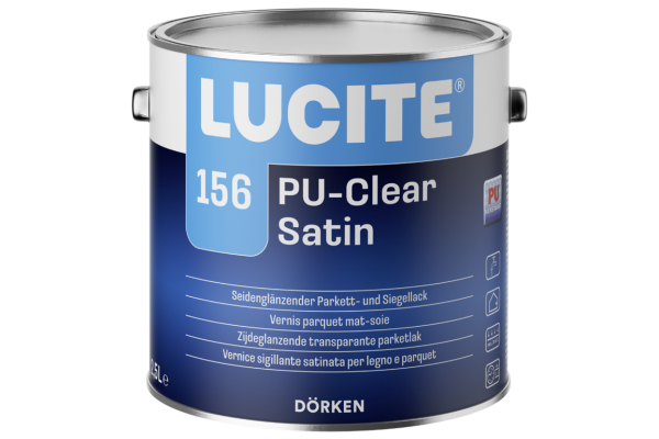 LUCITE® 156 PU-CLEAR SATIN | farblos | 2,5l | Holzsiegel-Lack | Besonders abriebfest | 1-komponentig, sehr harte Oberfläche