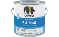CAPAROL Capacryl PU-Matt weiß, Edles Matt für Innen, Lack f. Holz,- Metall,- u. Hart PVC, Blockfest, Kinderspielzeug geeignet,-tönbar-