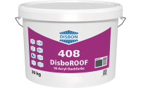 Disbon DisboROOF 408 1K-Acryl Dachfarbe 15L, Hoch witterungsresistent, wasserdicht, Pilz- und Algenschutz, hohe Glanzerhaltung, viele Farbtöne