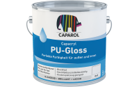 CAPAROL Capacryl PU-Gloss weiß 2,5L, glänzender Acryl-Lack f. Holz,-Metall,- u. Hart PVC, Hohe Kratz- u.Stoßfestigkeit, auch f .Kinderspielzeug
