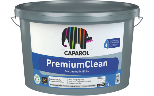 CAPAROL PremiumClean wei&szlig;, Hoch reinigungsf&auml;hig, besonders f&uuml;r den Einsatz in R&auml;umen mit erh&ouml;hter Hygieneanforderung