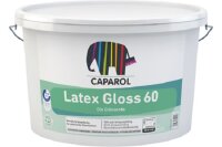 CAPAROL Latex Gloss 60 weiß, Für glänzende, hochstrapazierfähige Innenanstriche, hoch reinigungsfähig, hoher Weißgrad u. strukturerhaltend