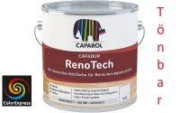 CAPAROL Capadur RenoTech (Holzfarbe) Weiß 2,5L, 3 in 1 System, extrem hoher Feuchteschutz, hohe Wetterbeständigkeit, Pilzbefall-Schutz