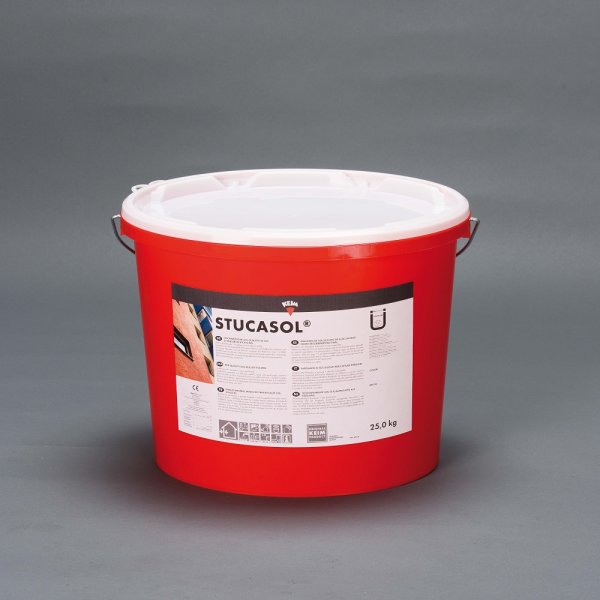 KEIM Stucasol® weiß 25KG 1mm, Verarbeitungsfertiger Sol-Silikatputz,für Innen und Außen,wasserabweisend, hoch witterungsbeständig