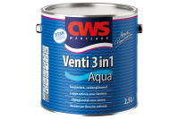 CWS WERTLACK&reg; Venti 3 in 1 Aqua | wei&szlig; | 2,5 l | seidengl&auml;nzender Fensterlack | schlagregendicht | blockfest | umweltfreundlich