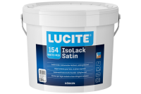 LUCITE 154 IsoLack Satin 1L weiß, Holzlack, Isolier- und Absperrwirkung bei Ruß- und Nikotinbelastete Holzflächen, wasserlöslicher Holzinhaltsstoffe