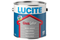 LUCITE® | GlossColor | weiß | 2,5l | hochwertigen Deckbeschichtung vieler Untergründe | Blockfest | Handschweißresistent | tönbar