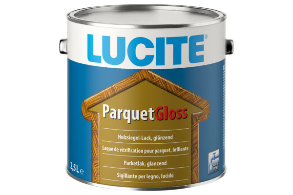 LUCITE® | ParquetGloss | farblos | 2,5l | Holzsiegel-Lack | Besonders abriebfest | 1-komponentig, sehr harte Oberfläche