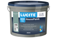 LUCITE® House-Paint 800 weiß | Reinacrylat Fassadenfarbe mit höchster Qualität | Algen- und Pilzbefall-Schutz | schlagregendicht | umweltschonend | tönbar