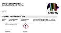 CAPAROL Capatect Fassadenputz K30 weiß 25Kg, Dispersionsgebundener Strukturputz, hoch wasserdampfdurchlässig, verarbeitungsfertig, Ohne Biozide
