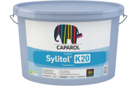 CAPAROL Sylitol Fassadenputz K20 Weiß 25kg, Silikatisch gebundener Strukturputz, Hoch wasserdampfdurchlässig, Wasserabweisend