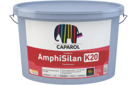 CAPAROL AmphiSilan Fassadenputz K 20 Weiß 25kg, Verarbeitungsfertiger Siliconharzputz, Wasserabweisend, Schutz vor Algen u. Pilzbefall