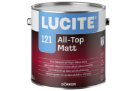 LUCITE® | 121 ALL-TOP MATT | weiß | 2,5l | für nahezu alle Oberflächen | 2in1 System zur Grund- und Decklackierung | Alkyd-Silikon-Basis | ventilierende Eigenschaften