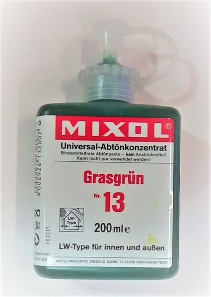 MIXOL Universal-Abtönkonzentrat, 200ml Nr.13 grasgrün