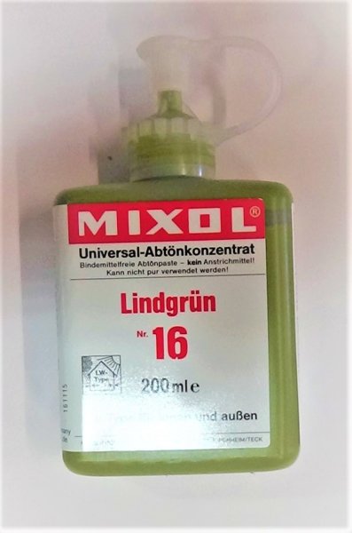 MIXOL Universal-Abtönkonzentrat, 200ml Nr.16 lindgrün