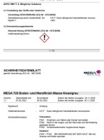 MEGA 720 Boden- und Wandfinish 2K 10KG Weiß, seidenglänzende Boden,- und Wandversiegelung, abriebfest, chemikalien- und desinfektionsmittelbeständig, viele Untergründe